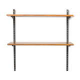 Vintage walnut shelving system from Sparrings, 1960s