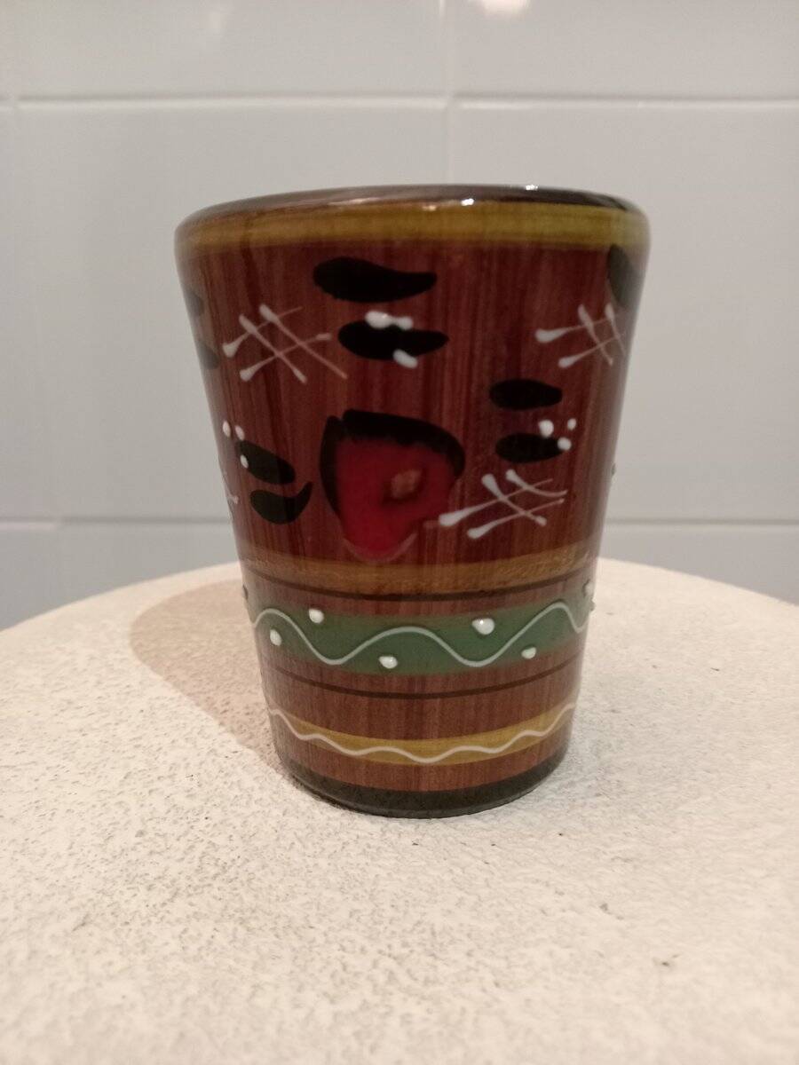 Deruta glasses, 1960s, set of 4
