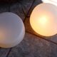 Set of 2 opaline ceiling lights from wila vintage