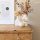 Renovated antique English solid pine chest of drawers.