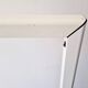 L-shaped metal floor lamp, 1970's/1980's