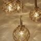 Large Mid Century  Bubble Glass Pendant Light