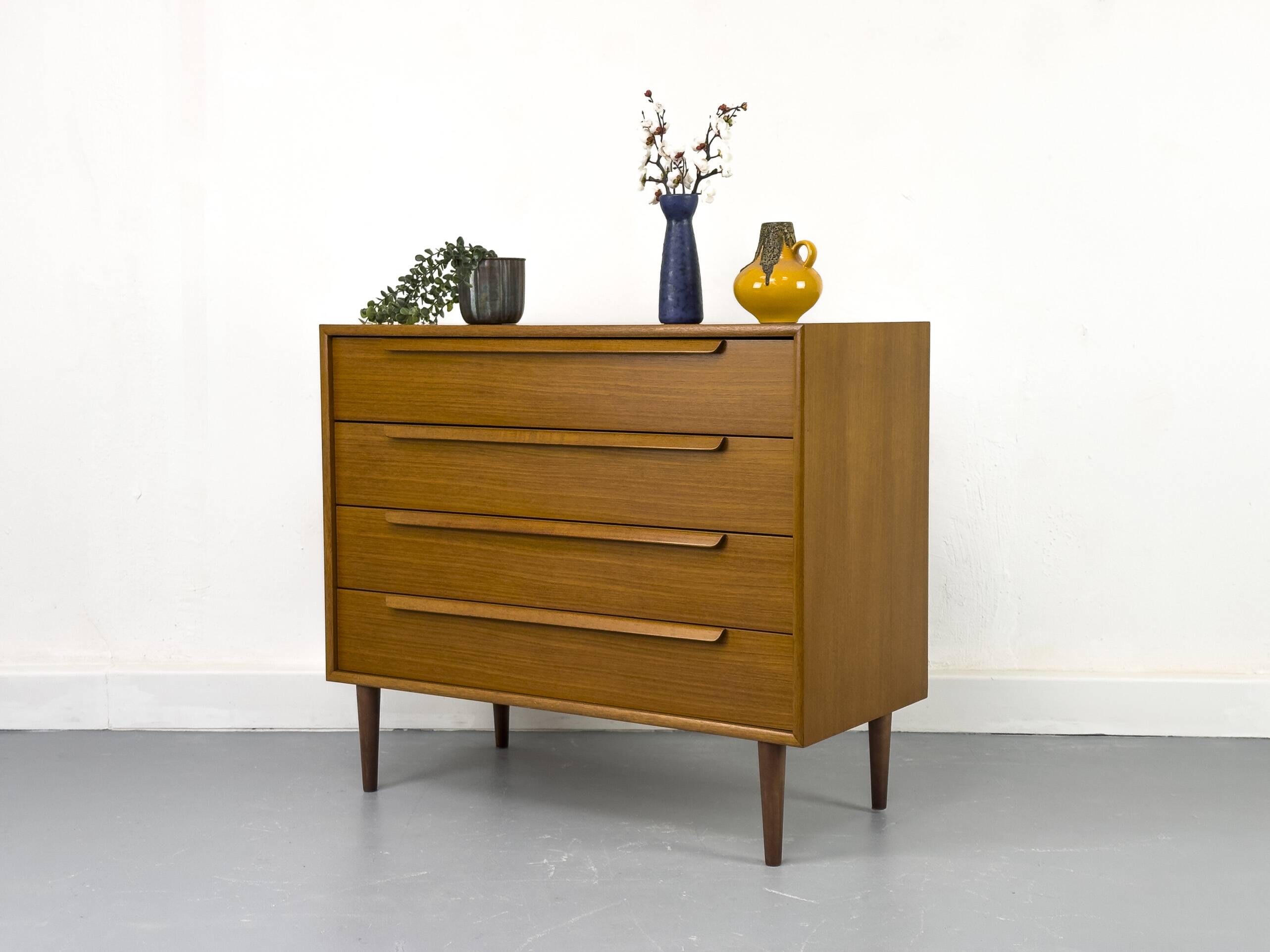 Teak chest of drawers from WK Möbel, 1960s