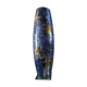 Large eglomisé glass vase "Laque Line" – Unique piece 40 cm
