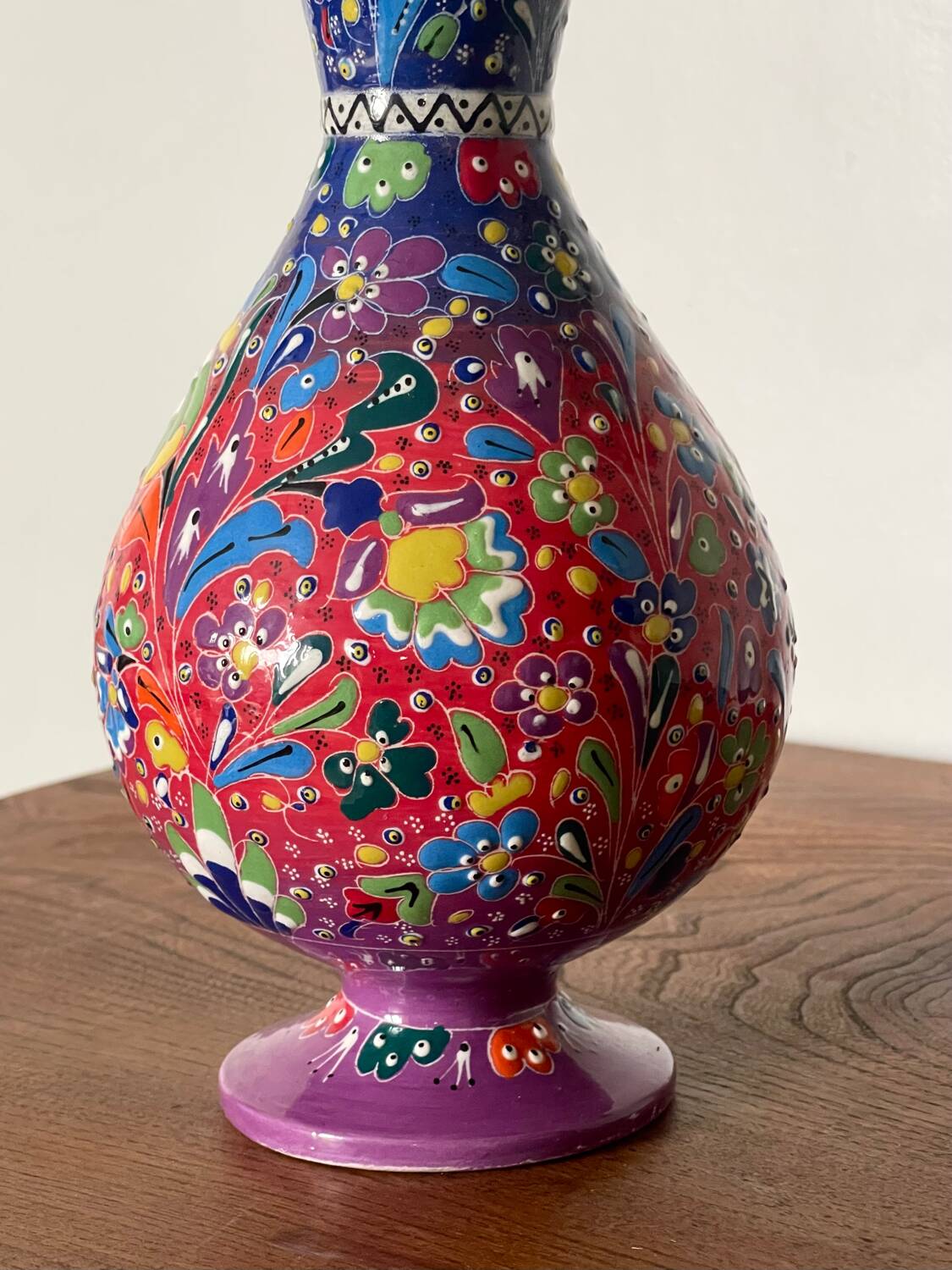 Handmade ceramic vase.
