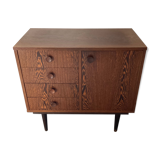 Vintage rosewood chest of drawers 60s