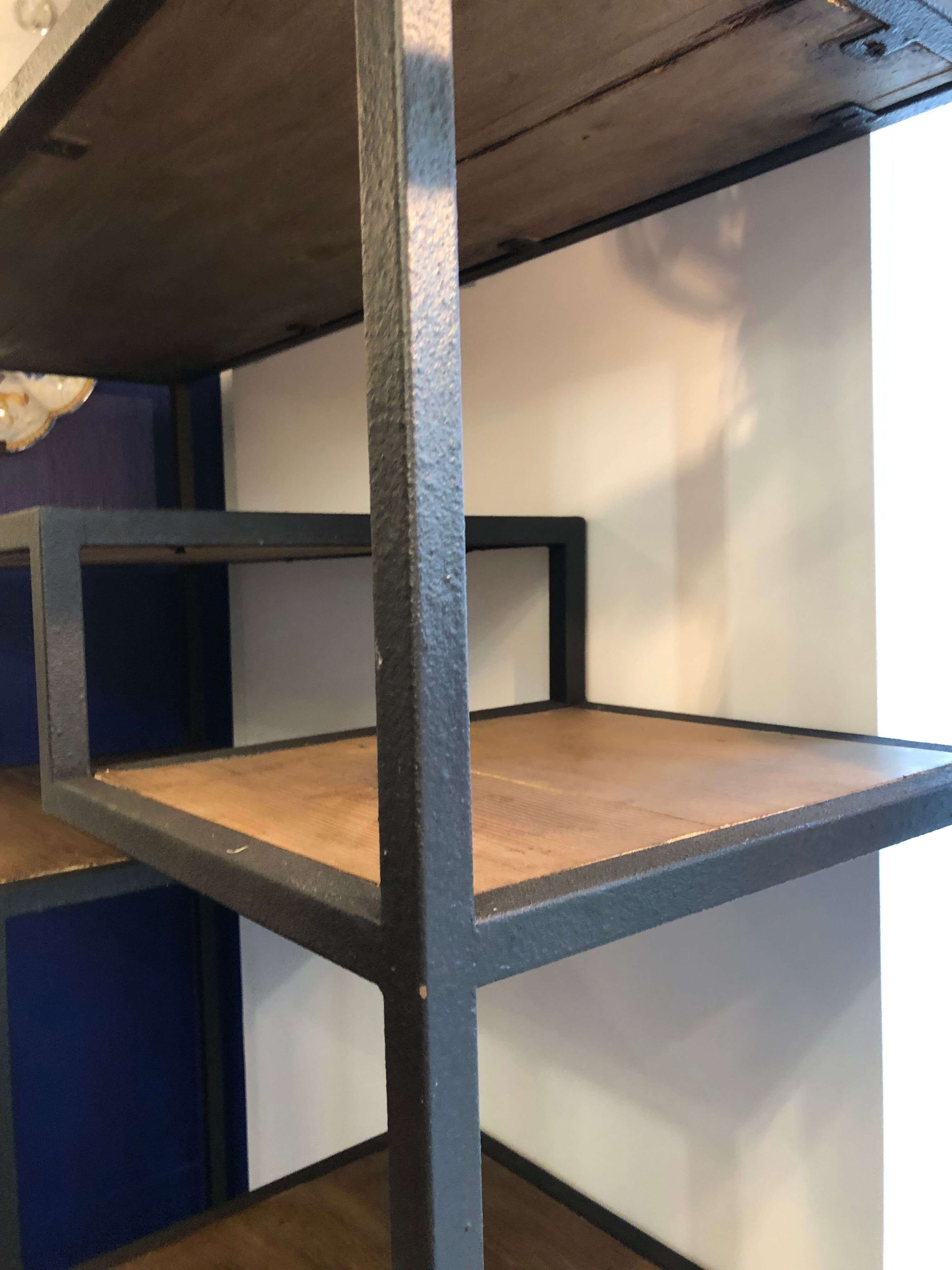 Industrial library shelf