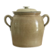 Eared sandstone jar and lid