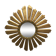Sun mirror, witch's eye, in gilded wood circa 1960-70