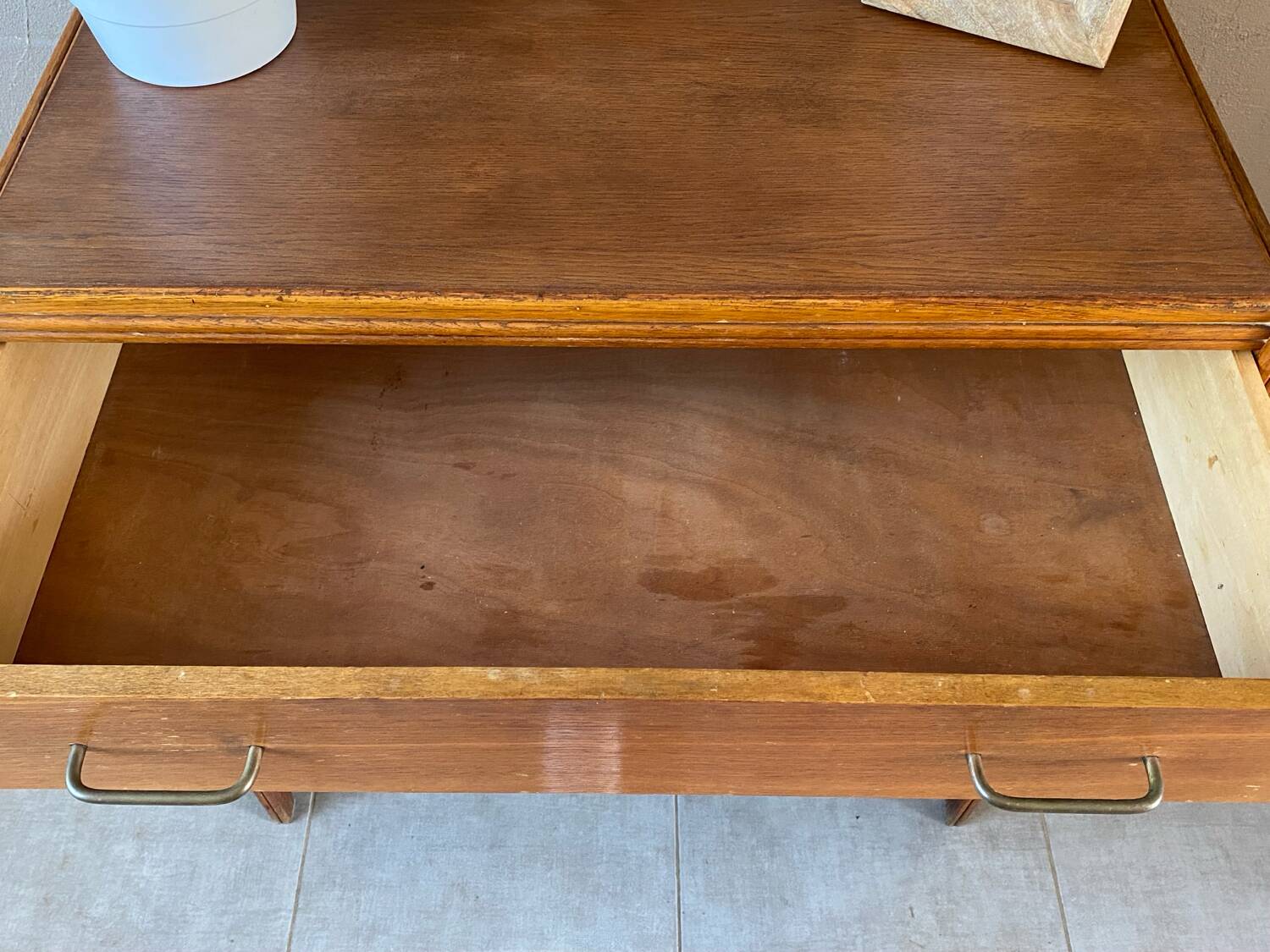 Commode vintage en chêne des années 60