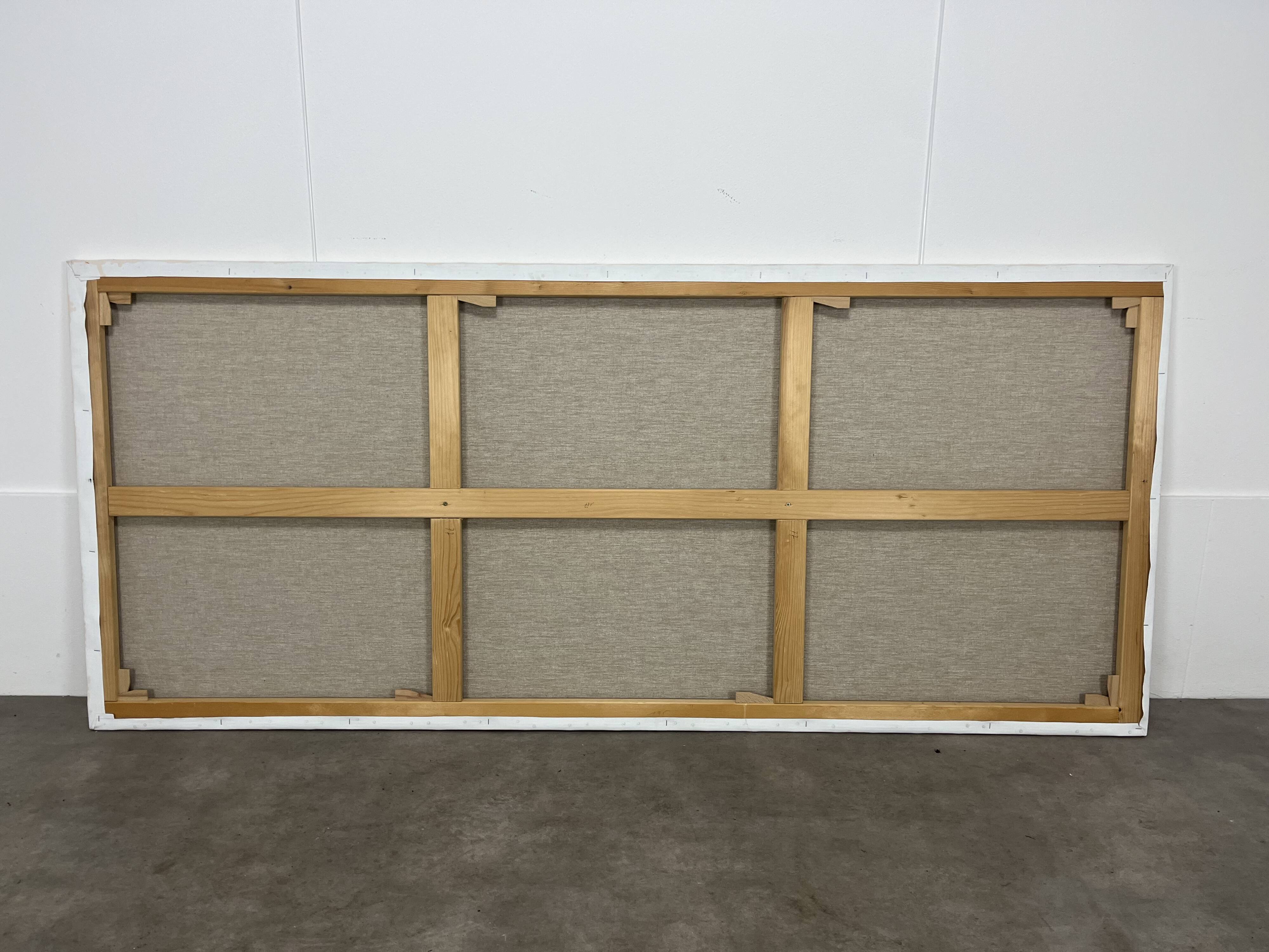 Unsigned XL contemporary art painting 195 cm