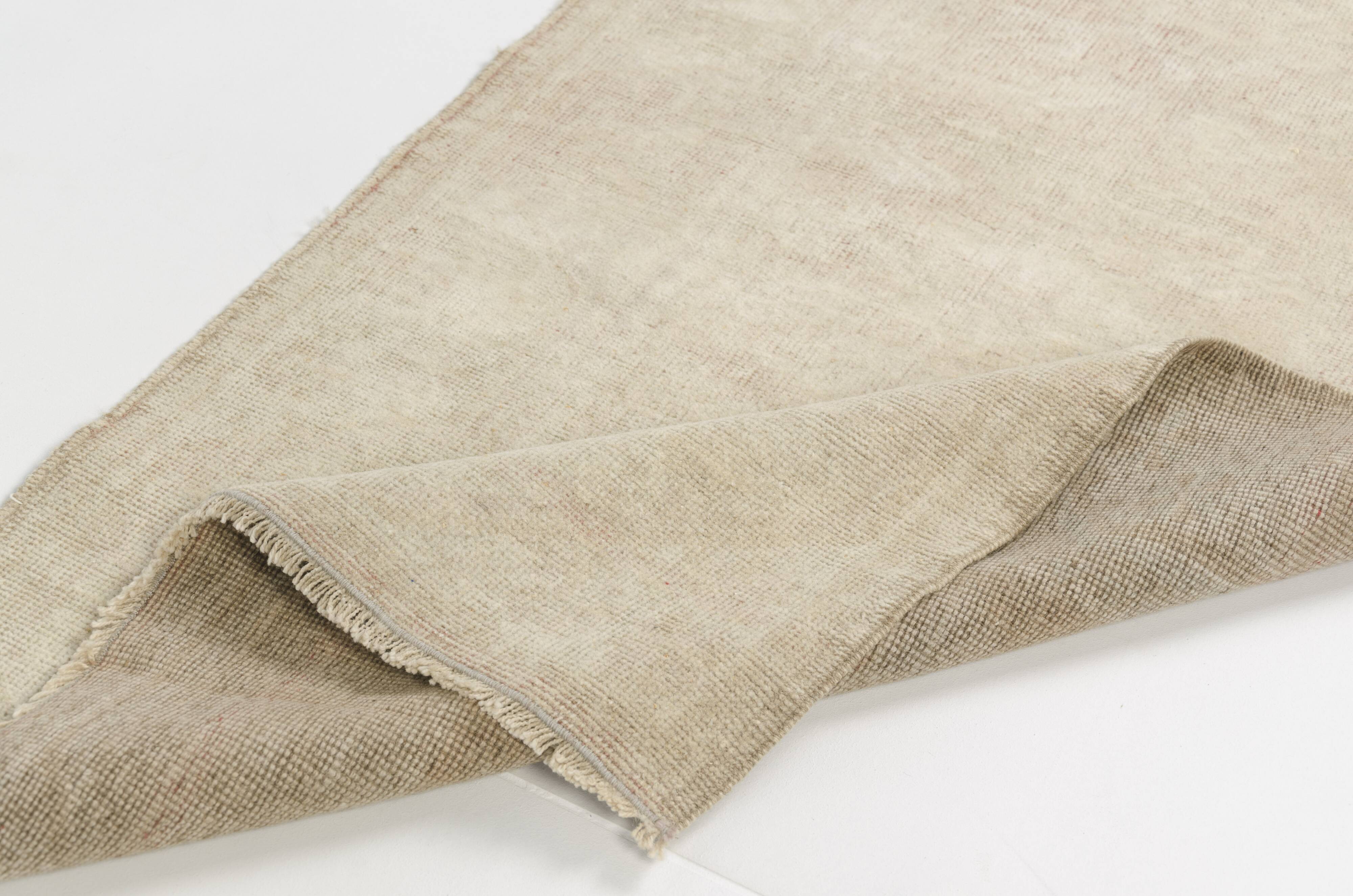Oushak Vintage Anatolian Wool Carpet