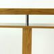 Functionalist Steel And Ash Wood Swivel Coffee Table, 1960s