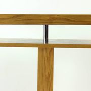Functionalist Steel And Ash Wood Swivel Coffee Table, 1960s