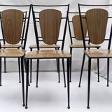 Lot of 6 chairs in formica
