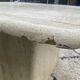 Table basse en travertin, années 70
