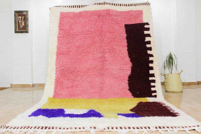 Berber rug in pure wool size 150 x 250 cm