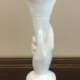 Opaline vase hand corn of plenty