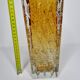 Vase in colored molded crystal of the 50s, 24 cm