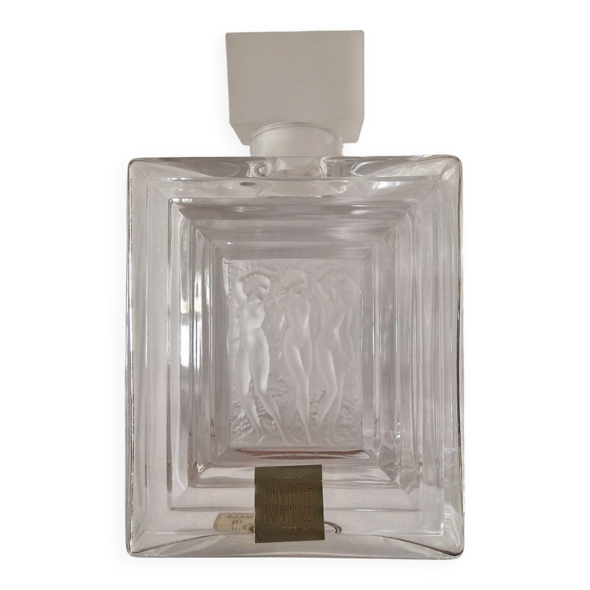 Lalique Duncan No. 2 Bottle – Three Dancers – Art Deco Crystal