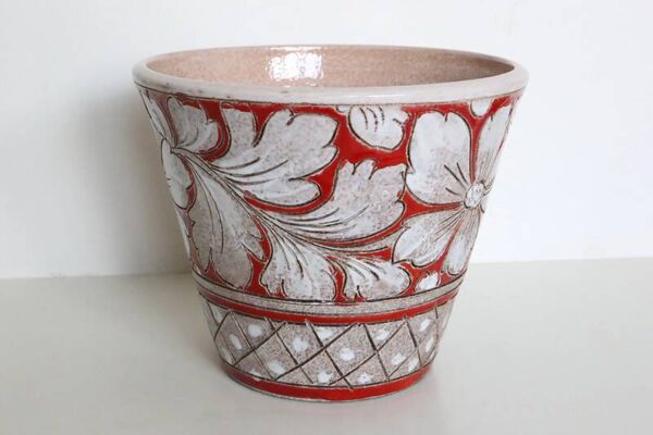 Cache pot en céramique italienne par Fratelli Fanciullacci, vers 1950/60 / taille 3