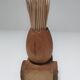 Two door peaks aperitif zoomorphic fish bird solid wood vintage design
