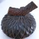 Solid vintage pine cone wood box