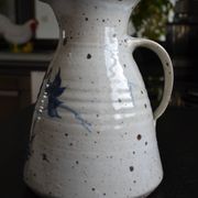 Large pyrite stoneware pitcher attributed to Guy Roland Marcy