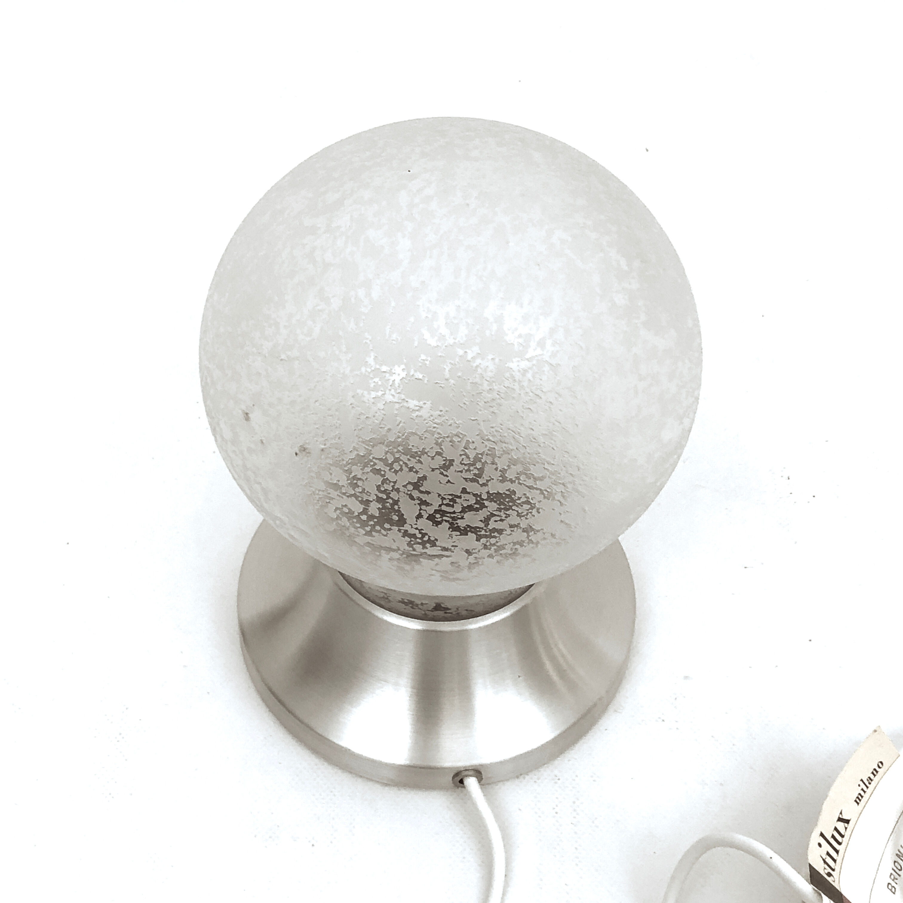 Mid-century Stilux Milano table lamp model Brioni. Labeled