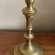 Large brass candle holder