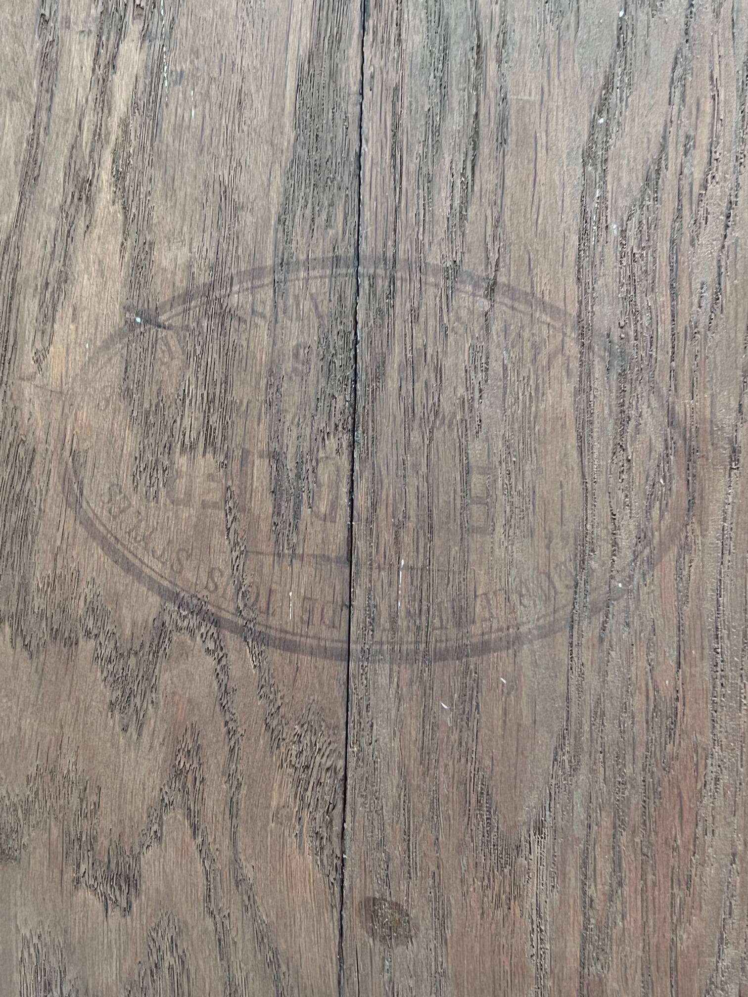 Henri II style library. Solid oak.