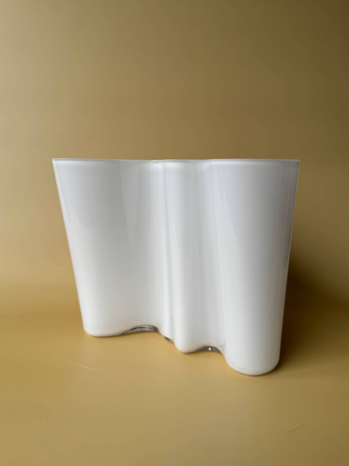 Vintage art glass vase by Alvar Aalto for Iittala