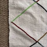 Moroccan diamond wool rug 140x100