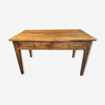 1920s walnut farm table