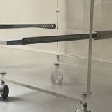 Desk in plexiglass by David Lange for Roche Bobois, design 1970.