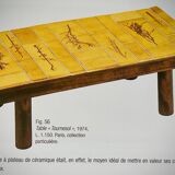 Roger Capron coffee table " Tile "