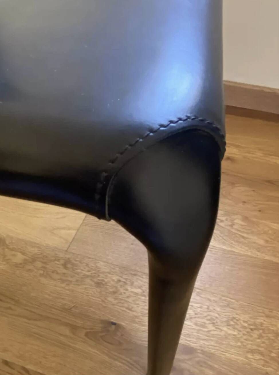 Set of 4 "Alice" Chairs by Bontempi Casa – Leather & Italian Design