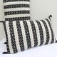 Set of 2 rectangular cushions