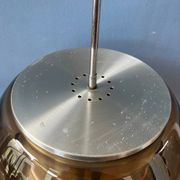Suspension Space Age vintage 1970s in smoked glass