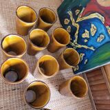 Ceramic orangeade set - 10 mazagrans
