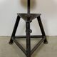 Tabouret pivotant industriel noir, années 1960