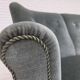 1960s, 3-seater Danish sofa, green furniture velour.