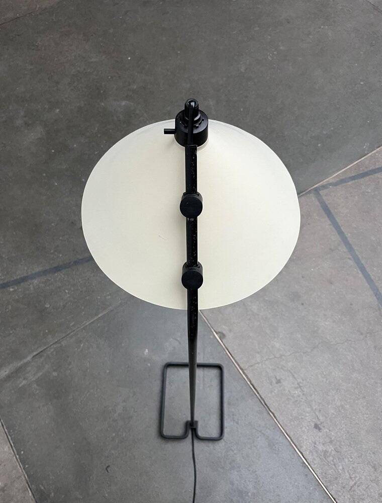 Modern minimalist Danish floor lamp from the mid-century, 1960s.