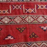 Moroccan kilim zayan rug