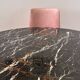 Round table AMPM in black/brown marble + Tulip base _ Diameter 120 cm
