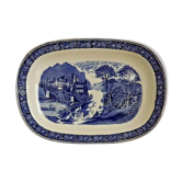 Assiette de service oblongue Hollandais Royal Sphinx Maastricht Cambridge Old England 3590