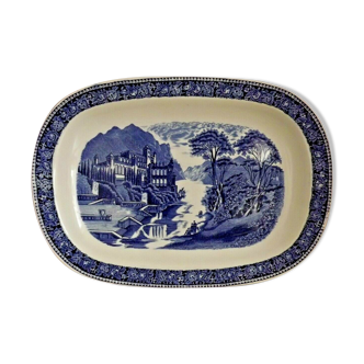 Oblong Serving Plate Dutch Royal Sphinx Maastricht Cambridge Old England 3590