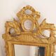 Miroir Louis XVI en bois doré 35x 65cm
