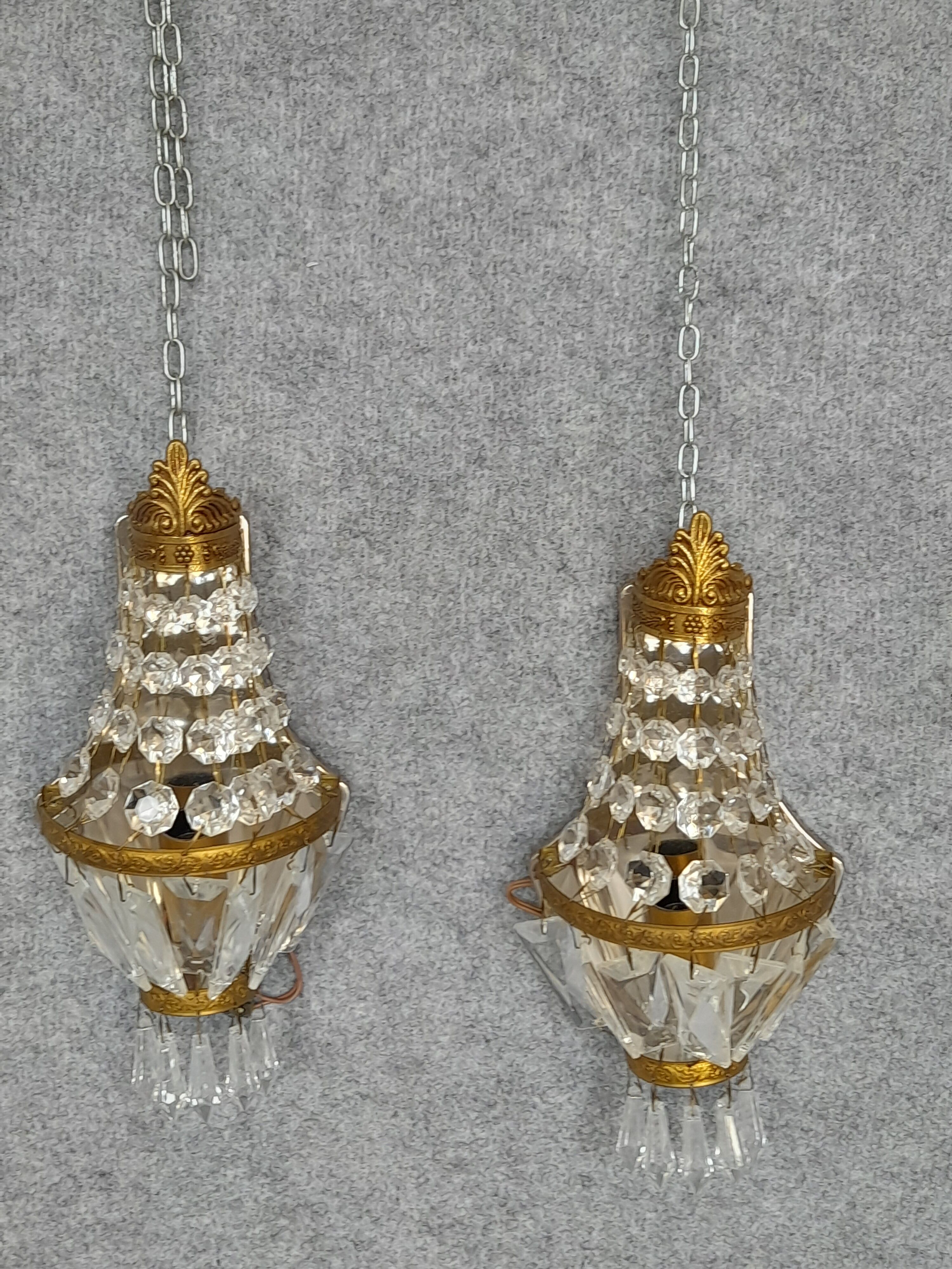 Pair of wall lights