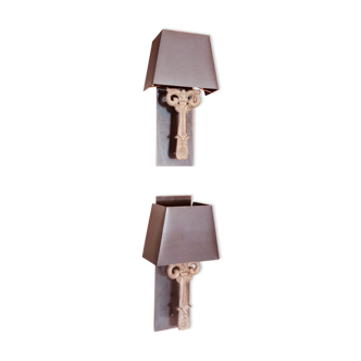 Pair of wall lamps